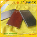 Customzied Powder Coating Wood Grain Aluminum Profile Wall Panel